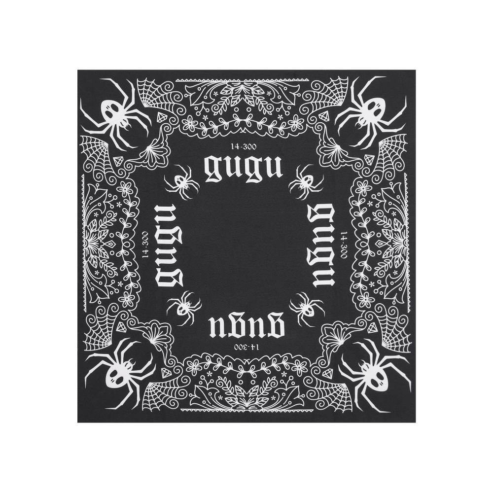 GUGU bandana "GUGU" black