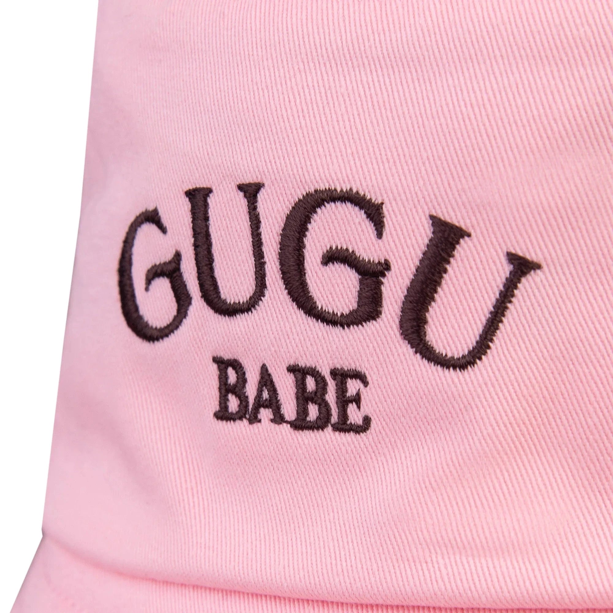 GUGU bucket hat "GUGU BABE" pink