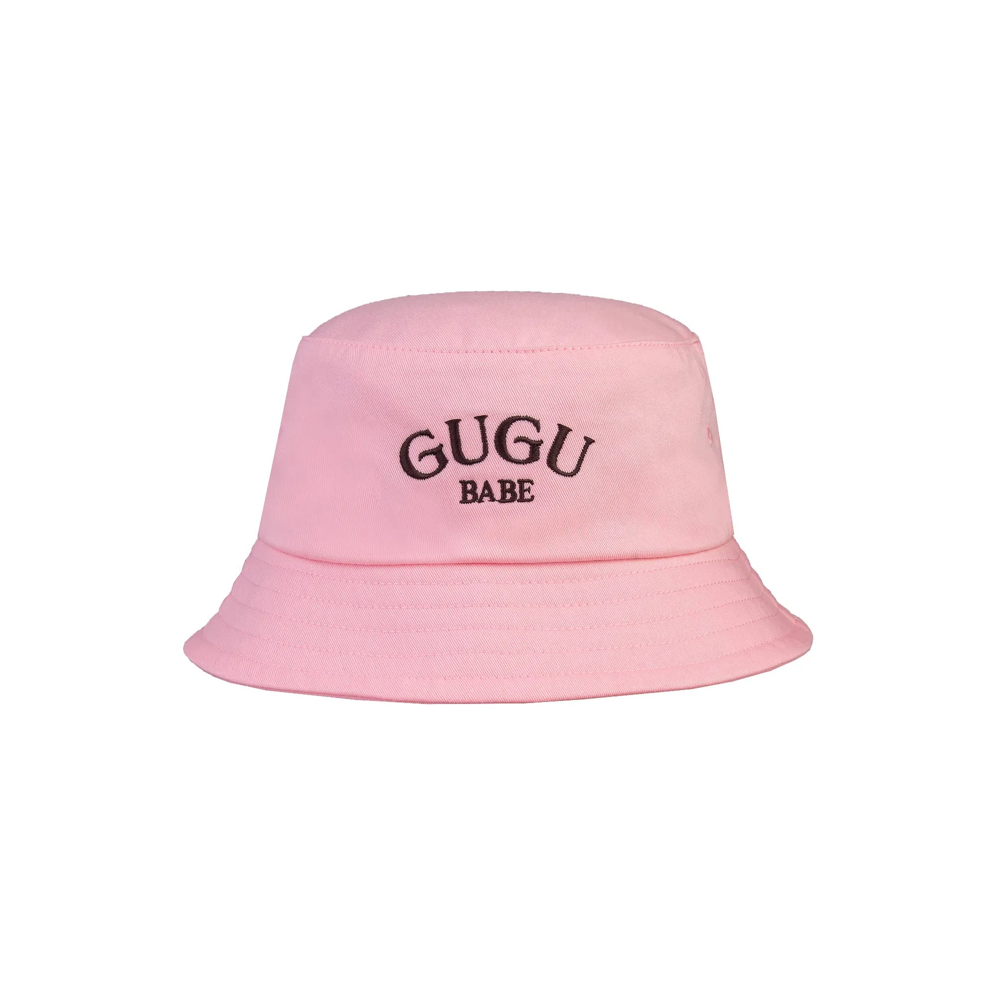 GUGU bucket hat "GUGU BABE" pink