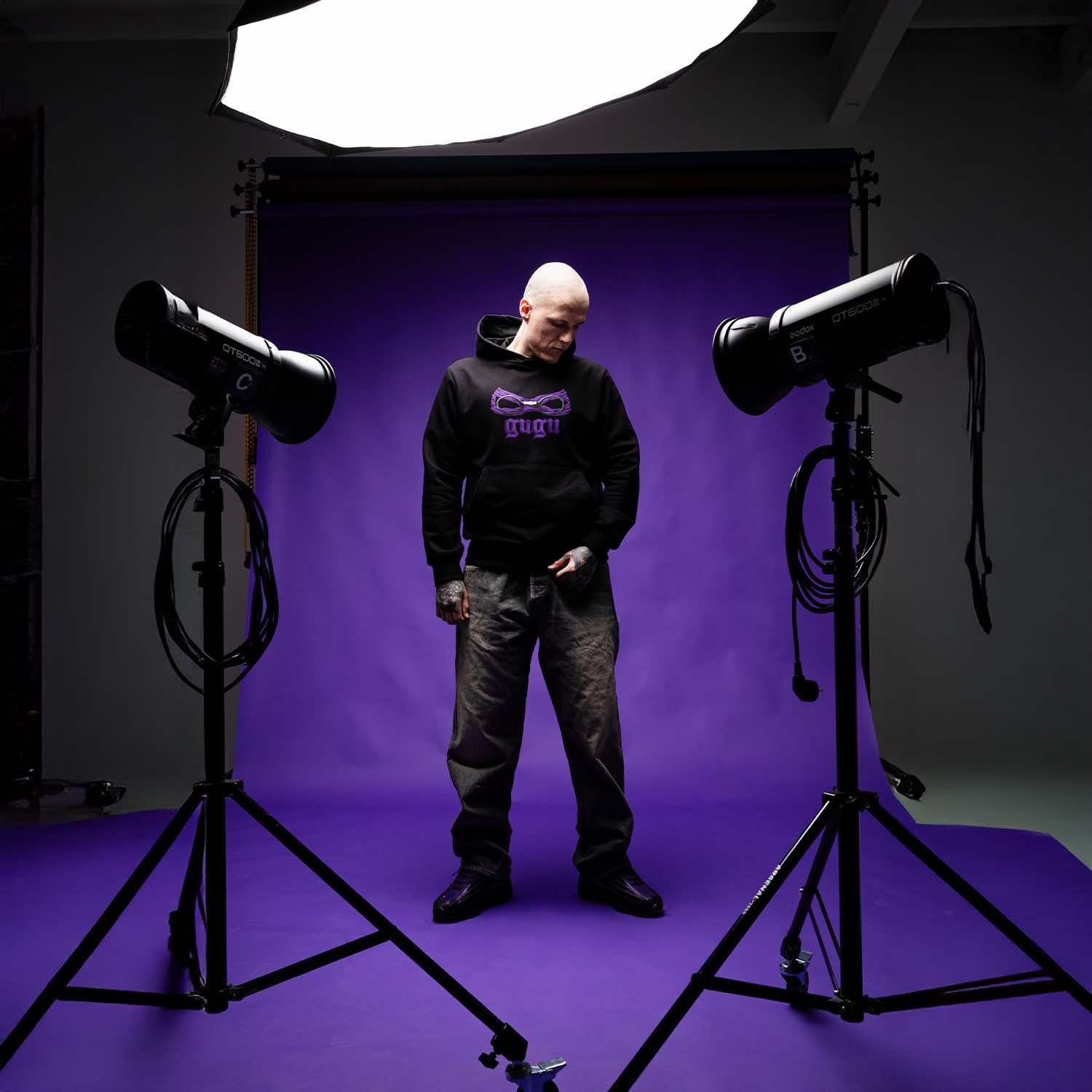 GUGU hoodie „DONATELLO" black