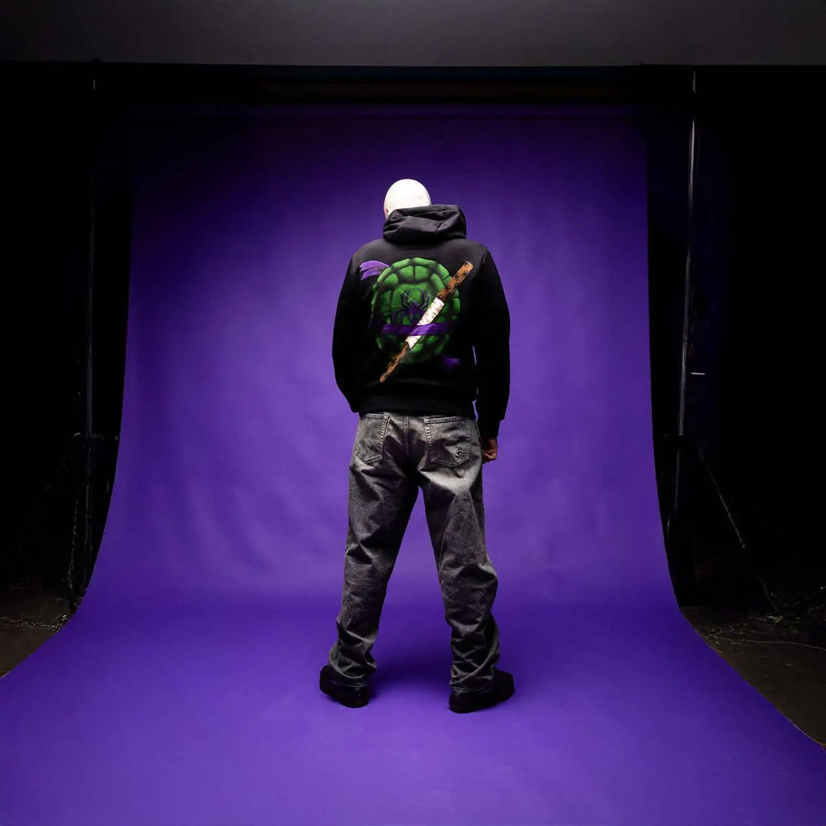 GUGU hoodie „DONATELLO" black