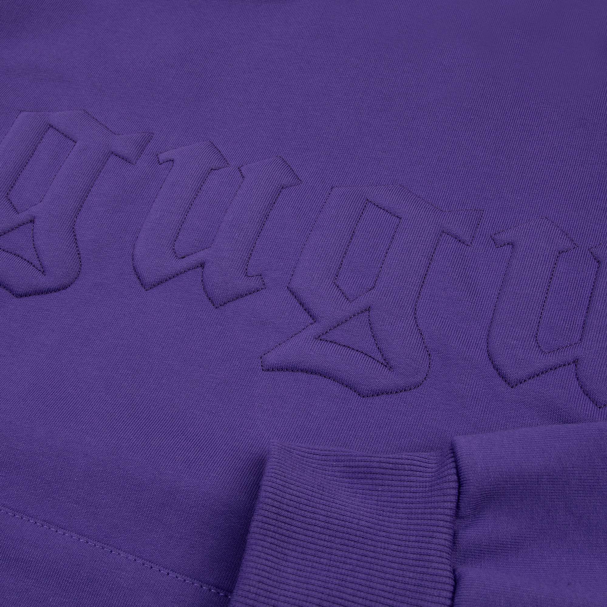 GUGU hoodie "GUGU" LOGO violet