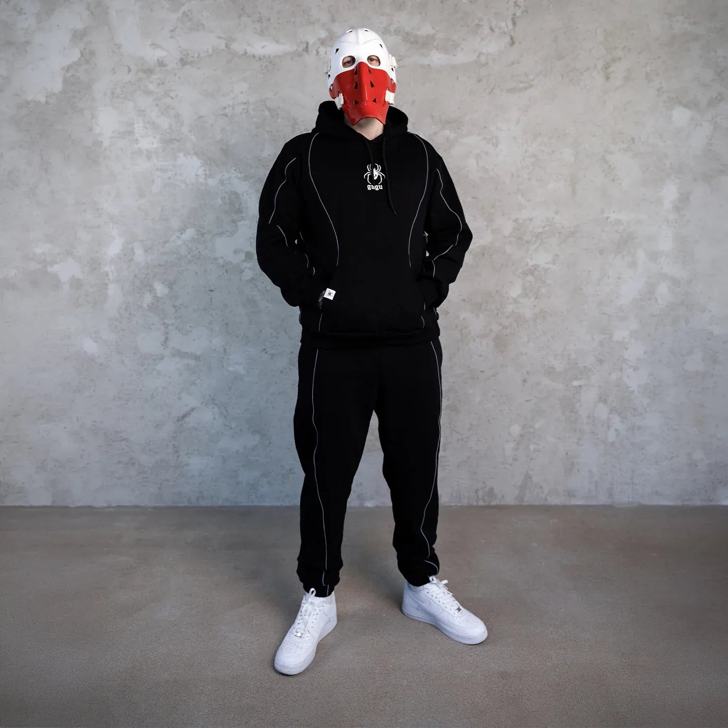 GUGU hoodie "TRAP CLASS 1" black