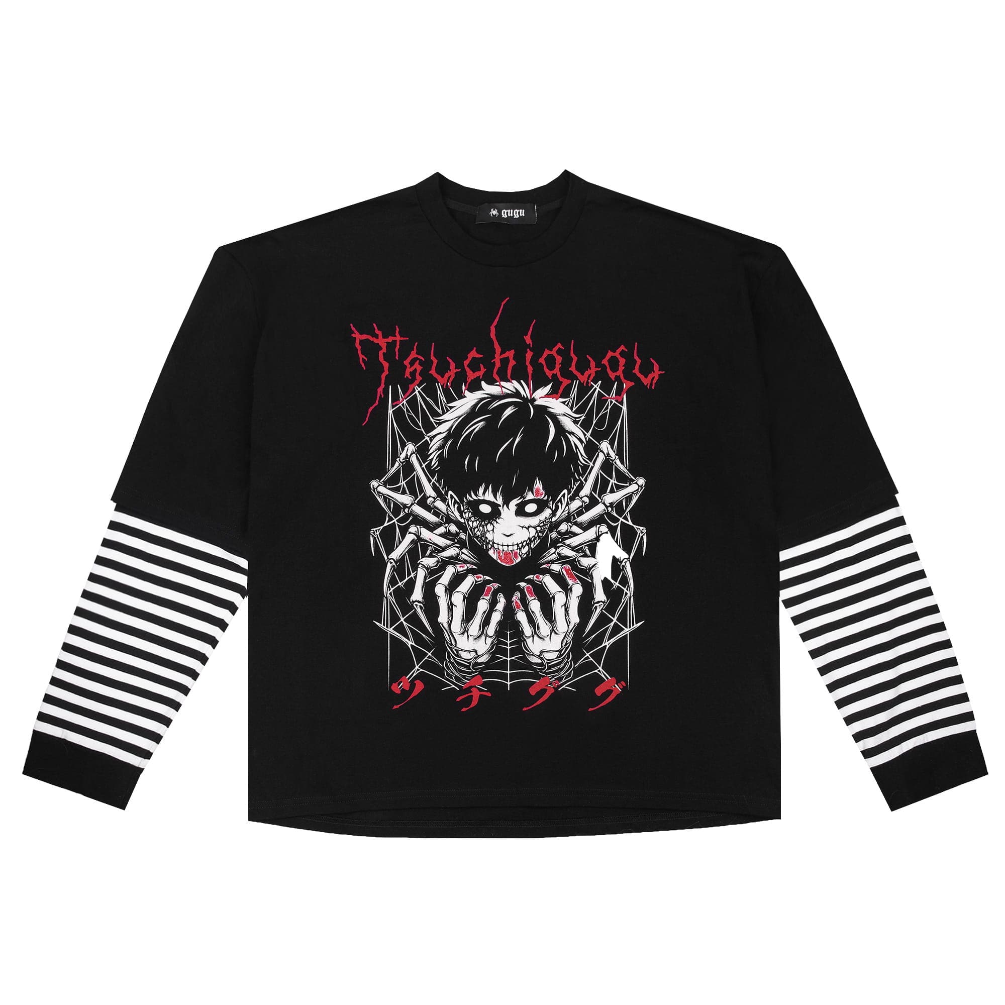 GUGU longsleeve "TSUCHIGUGU" stripes