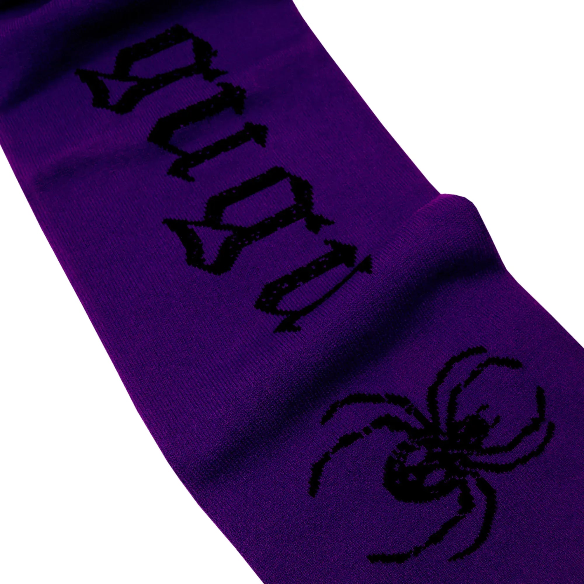 GUGU szalik "GUGU” violet&black