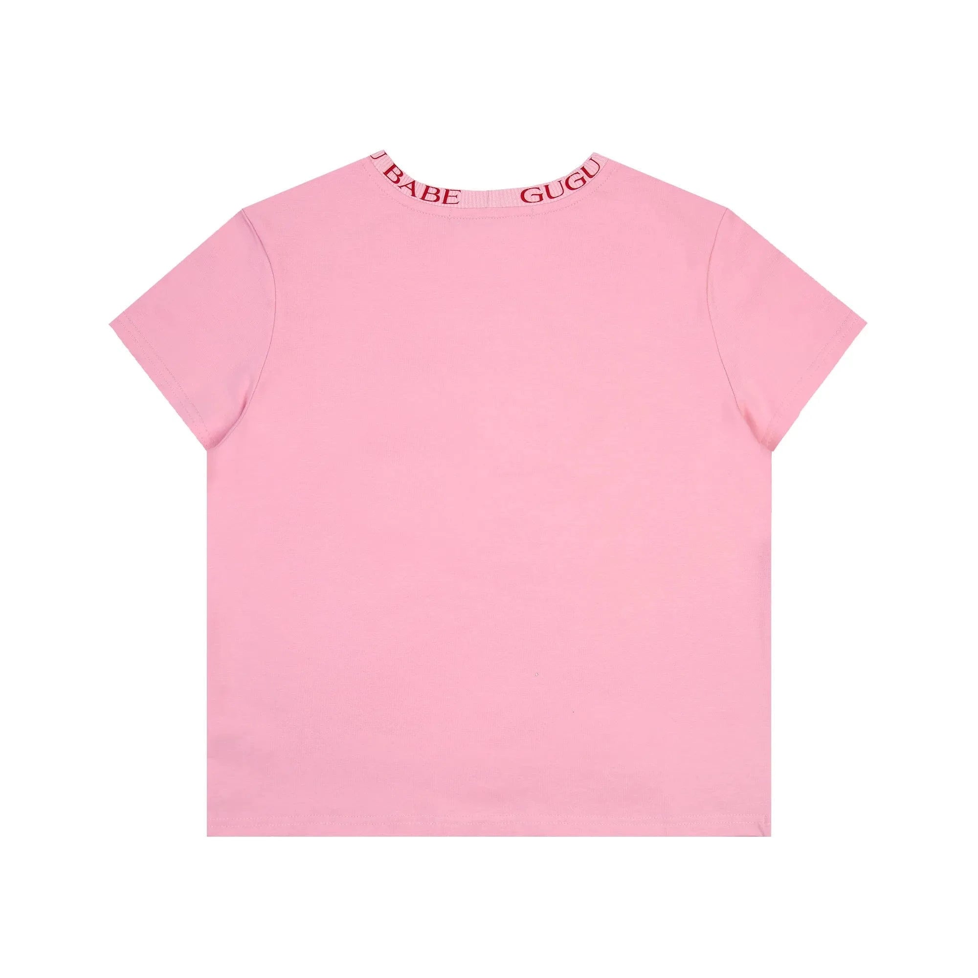 GUGU t-shirt "GUGU BABE" pink