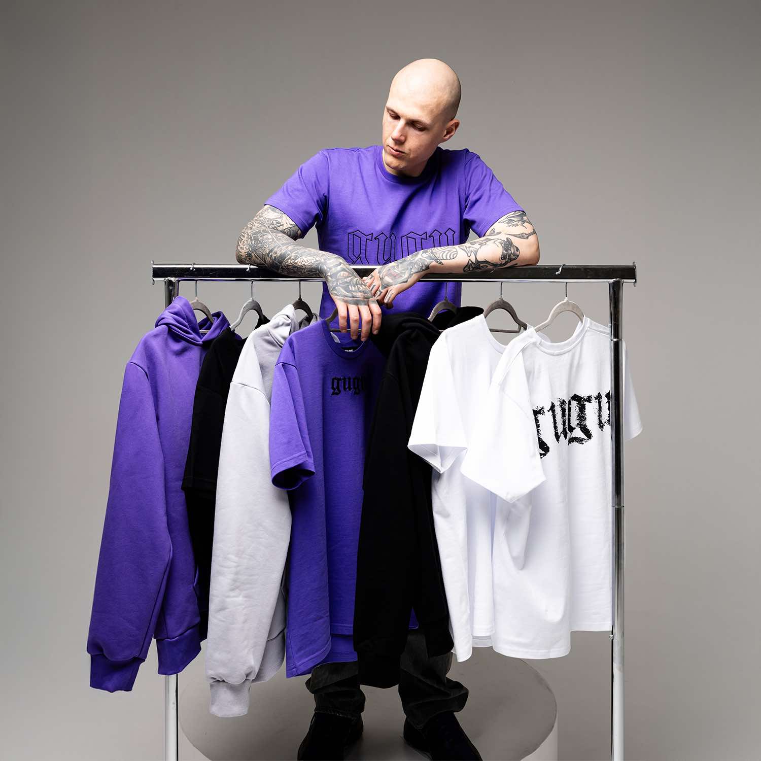 GUGU t-shirt "GUGU OUTLINE" violet