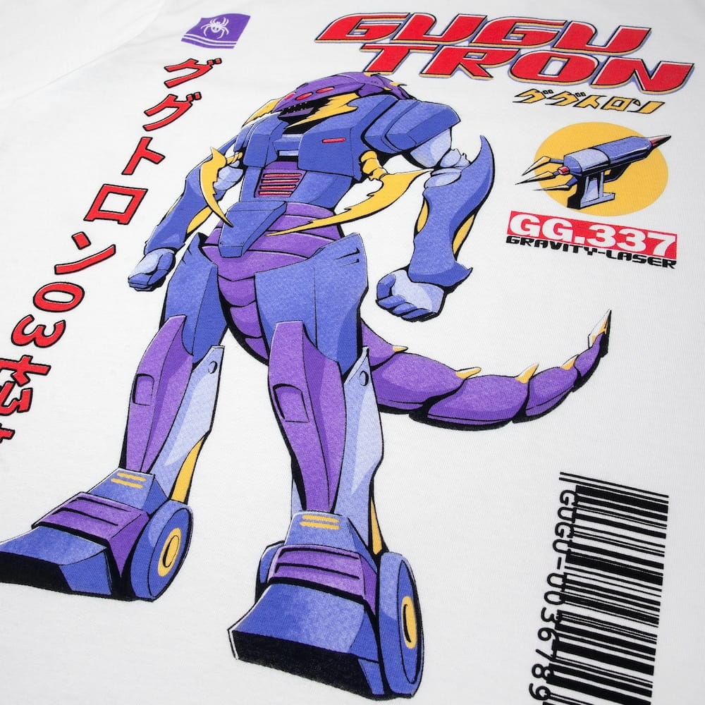 GUGU t-shirt "GUGUTRON" white
