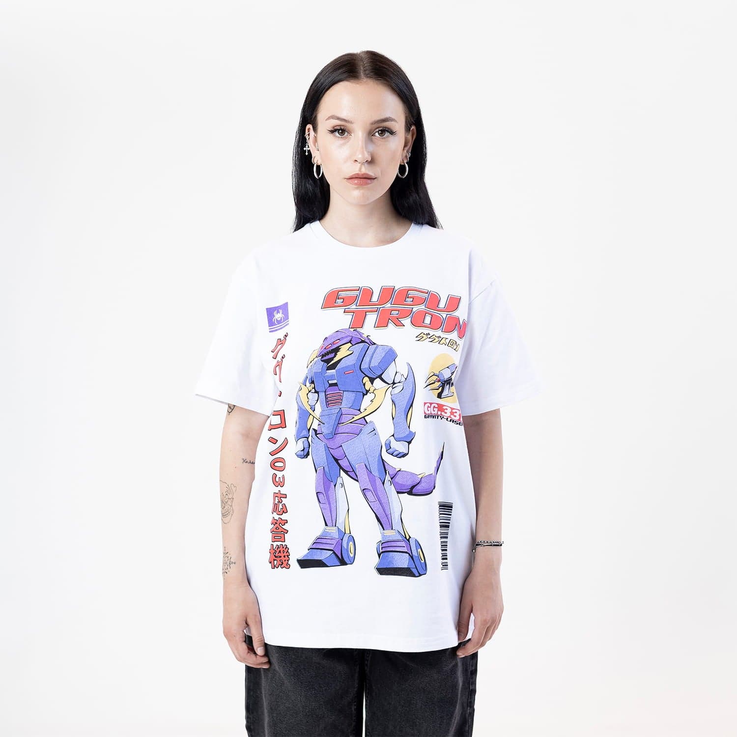 GUGU t-shirt "GUGUTRON" white