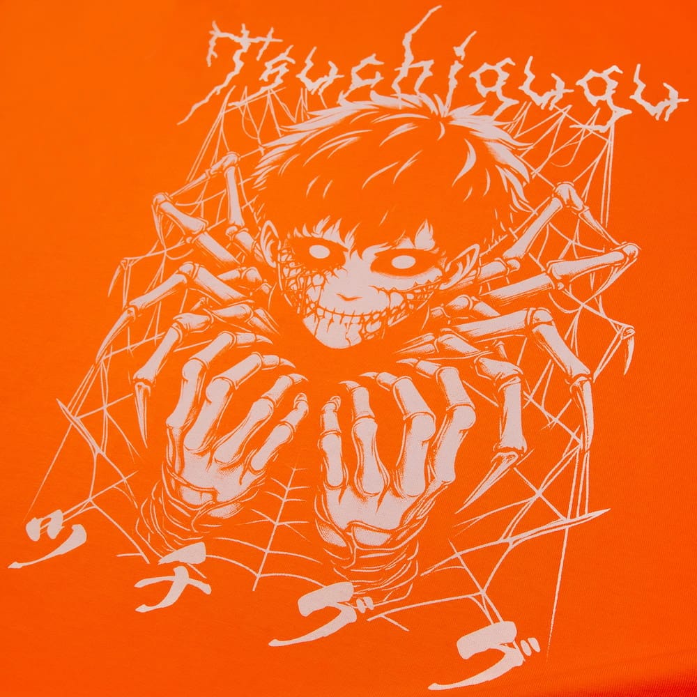 GUGU t-shirt "TSUCHIGUGU" orange
