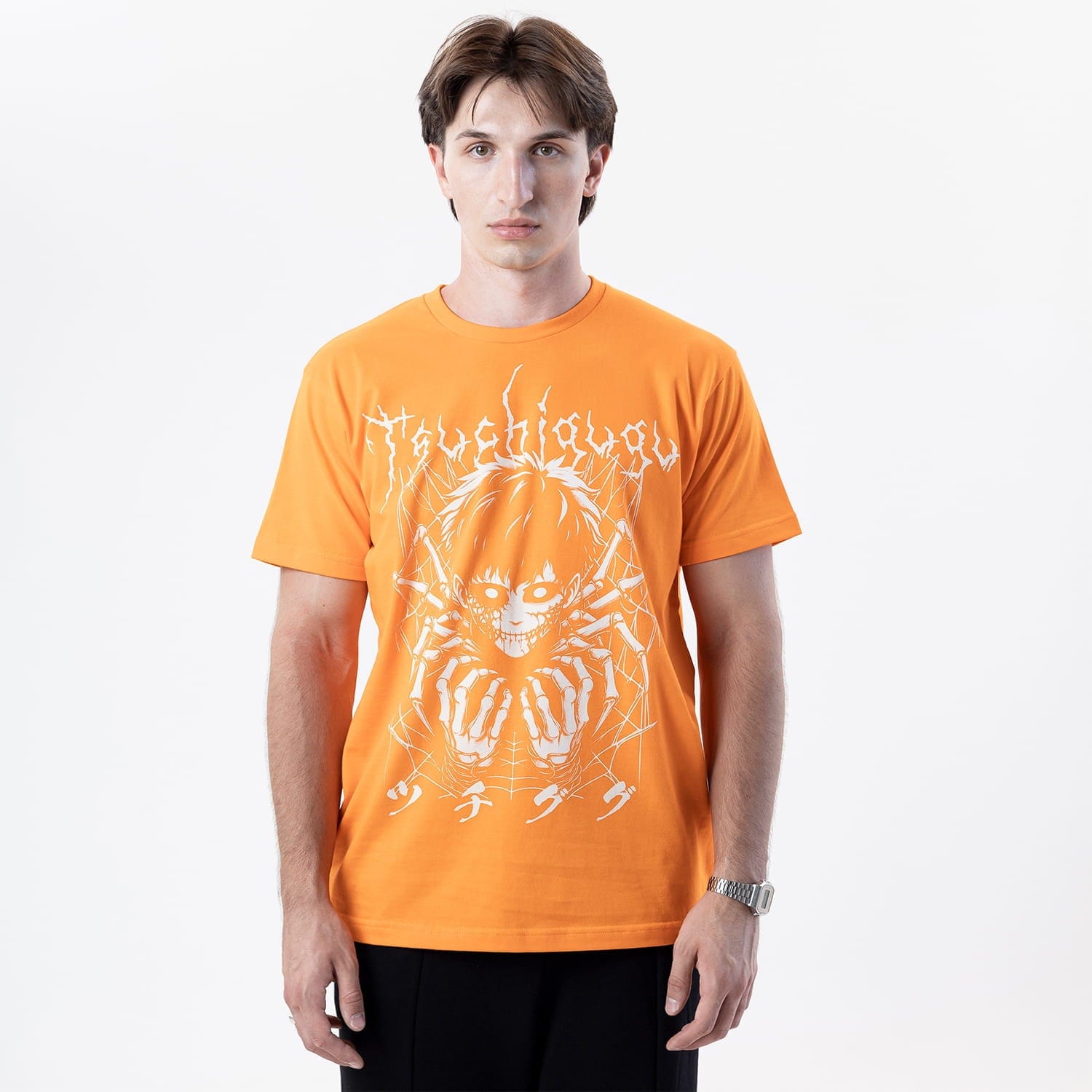 GUGU t-shirt "TSUCHIGUGU" orange