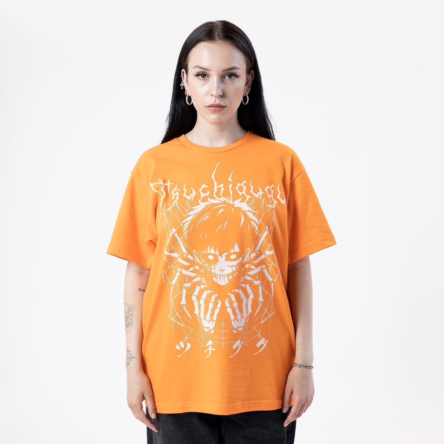 GUGU t-shirt "TSUCHIGUGU" orange