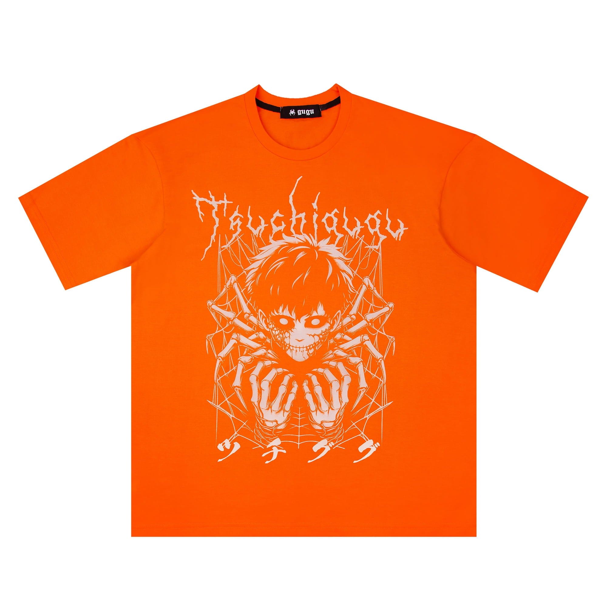 GUGU t-shirt "TSUCHIGUGU" orange