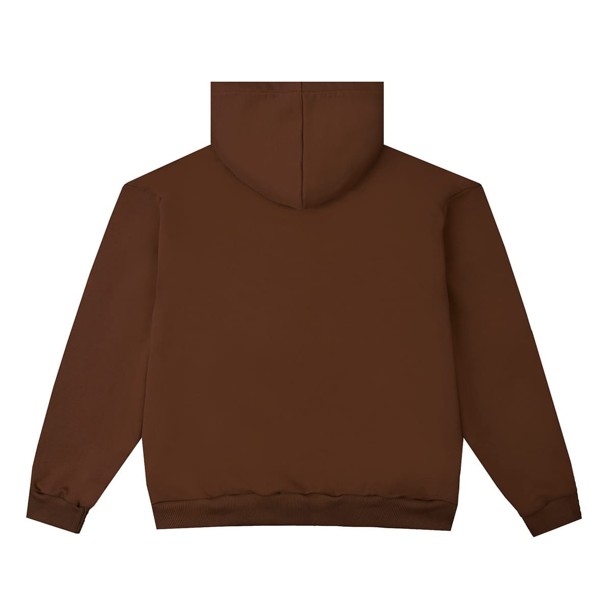 GUGU zip hoodie "GUGU" brown