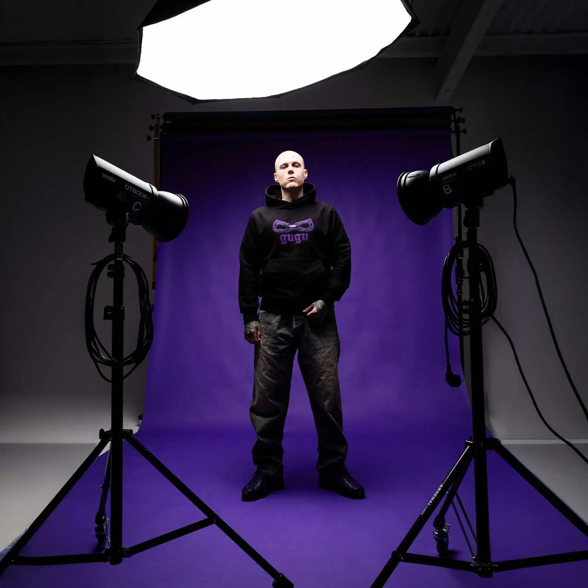 GUGU hoodie „DONATELLO" black