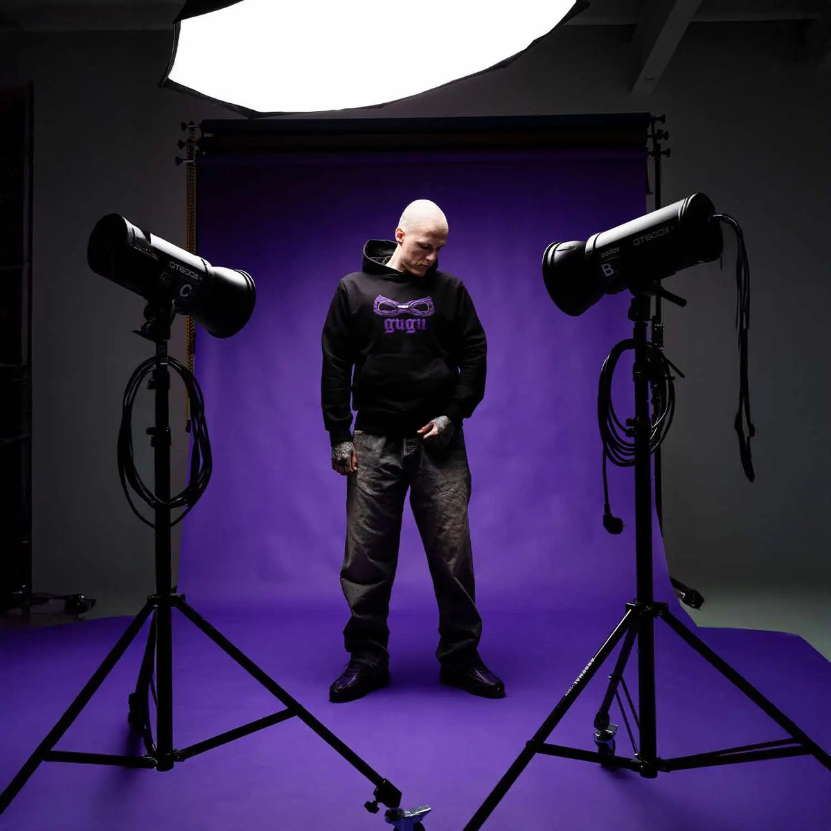 GUGU hoodie „DONATELLO" black