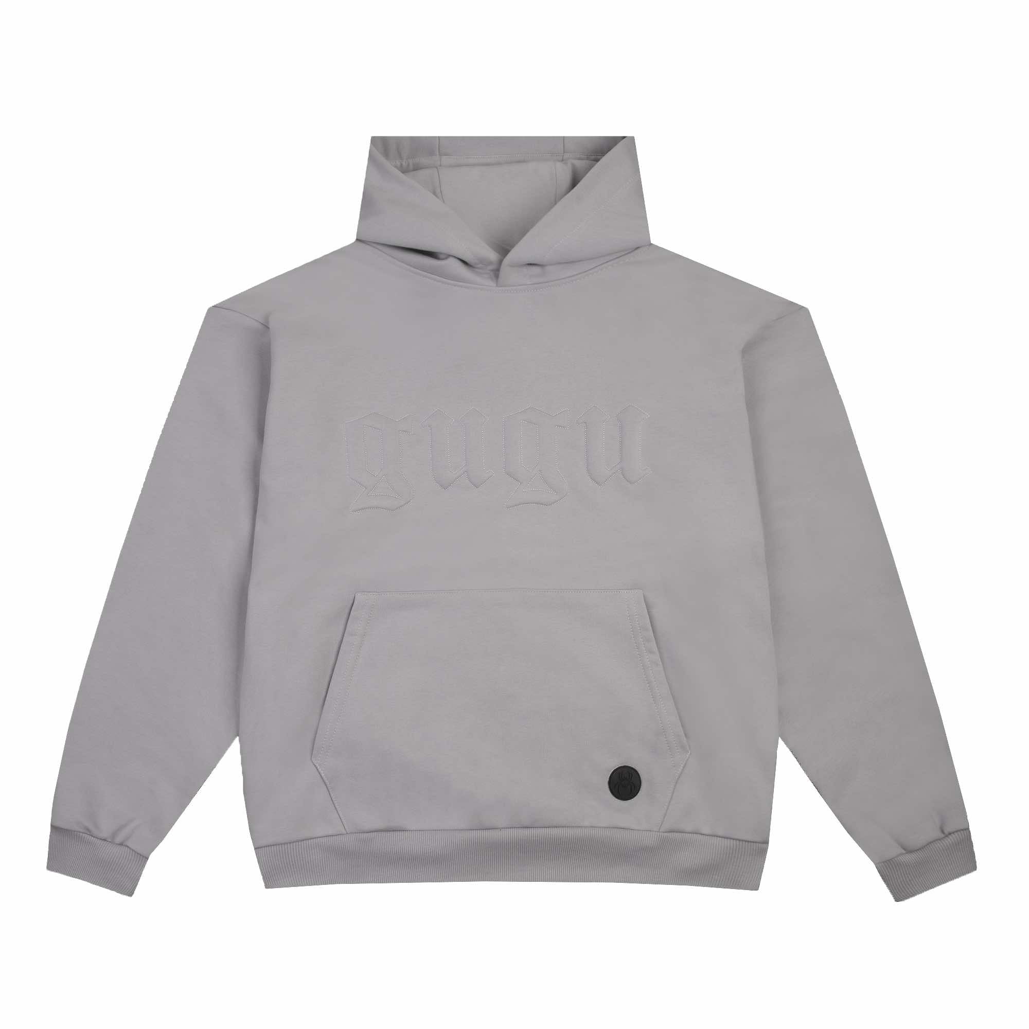 GUGU hoodie "GUGU" LOGO gray