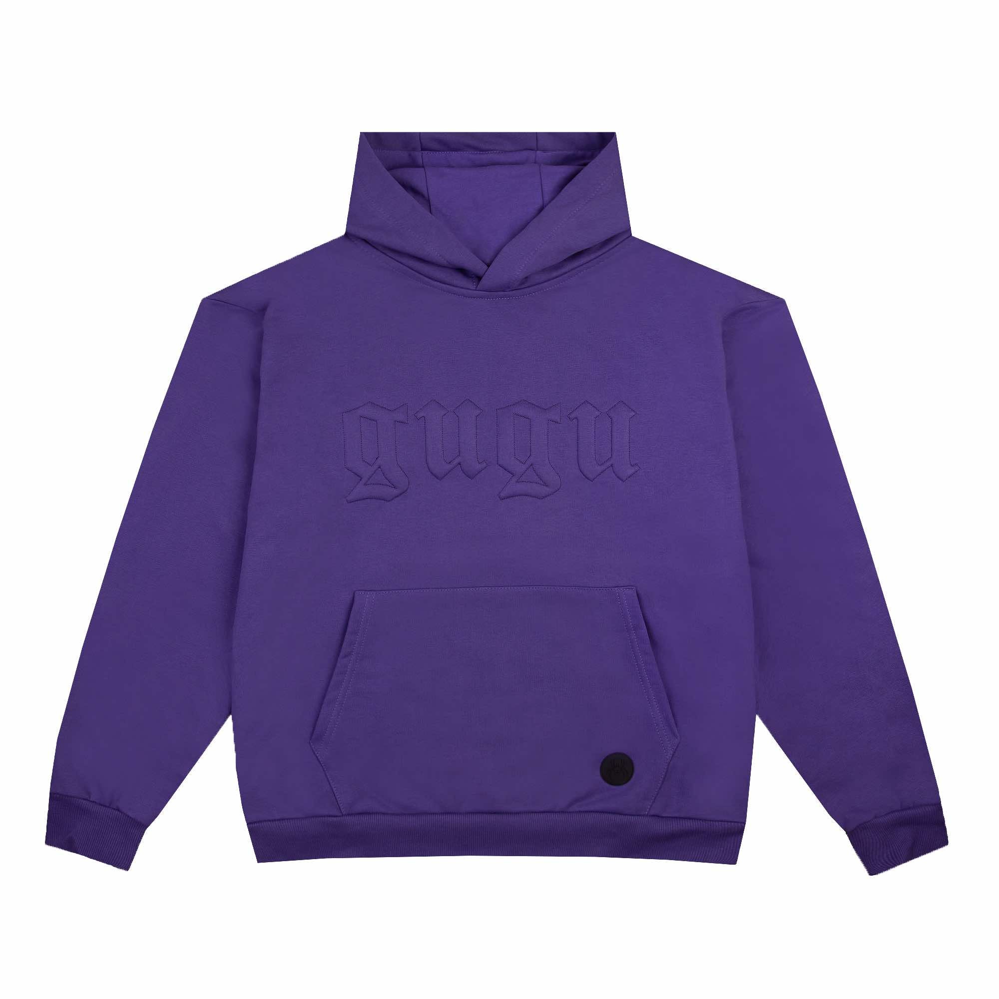 GUGU hoodie "GUGU" LOGO violet