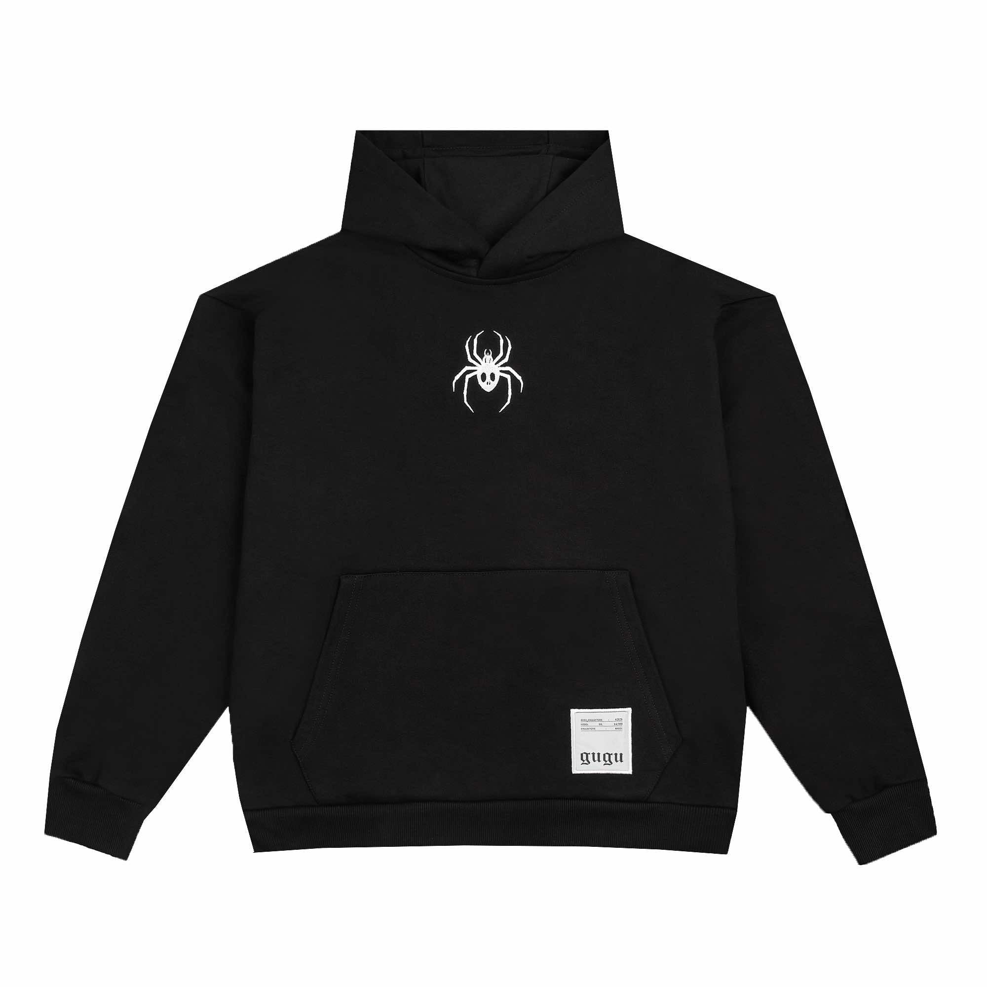 GUGU hoodie "GUGU SPIDER" black