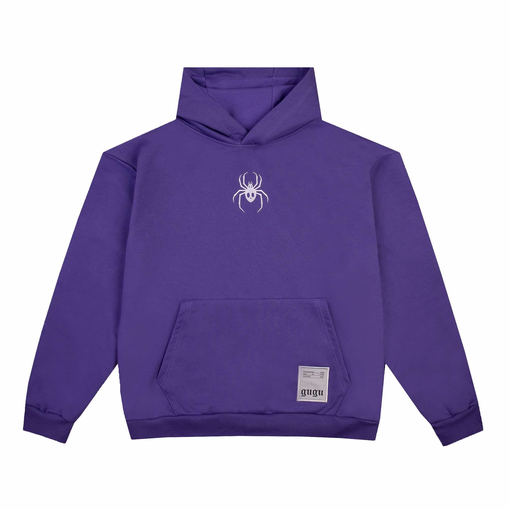 GUGU hoodie "GUGU SPIDER" violet