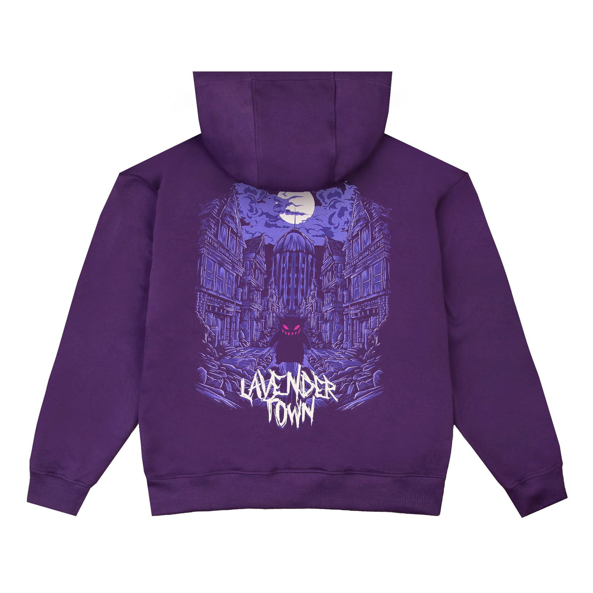 GUGU hoodie "LAVENDER TOWN" violet