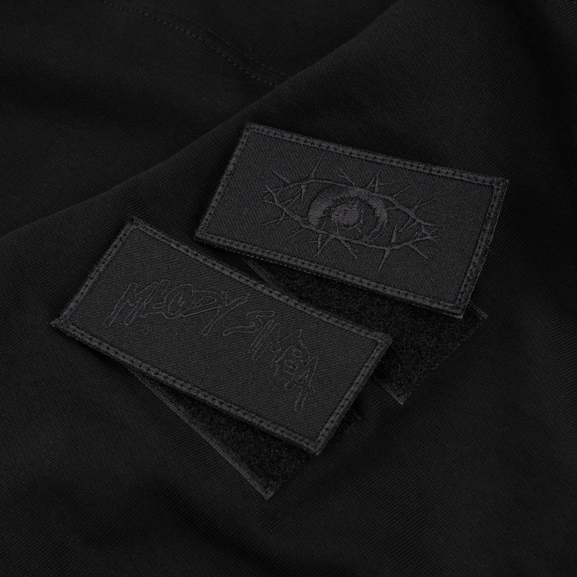 GUGU hoodie tech "GHOST OPS" black