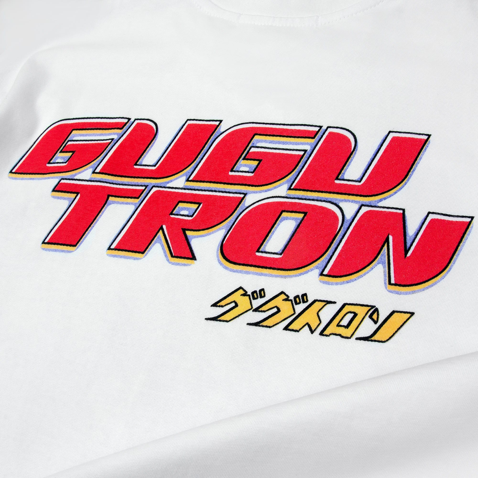 GUGU longsleeve "GUGUTRON" white
