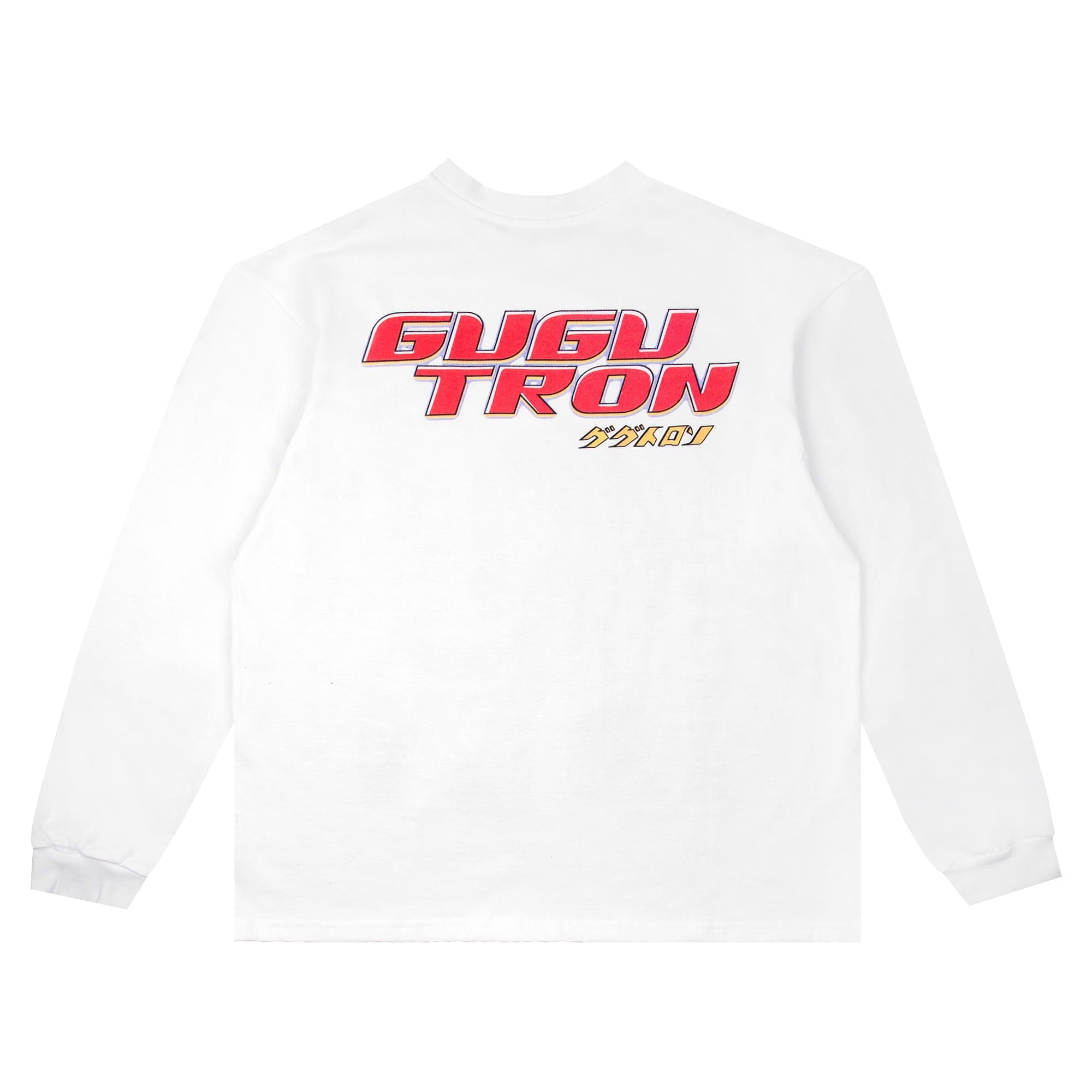 GUGU longsleeve "GUGUTRON" white