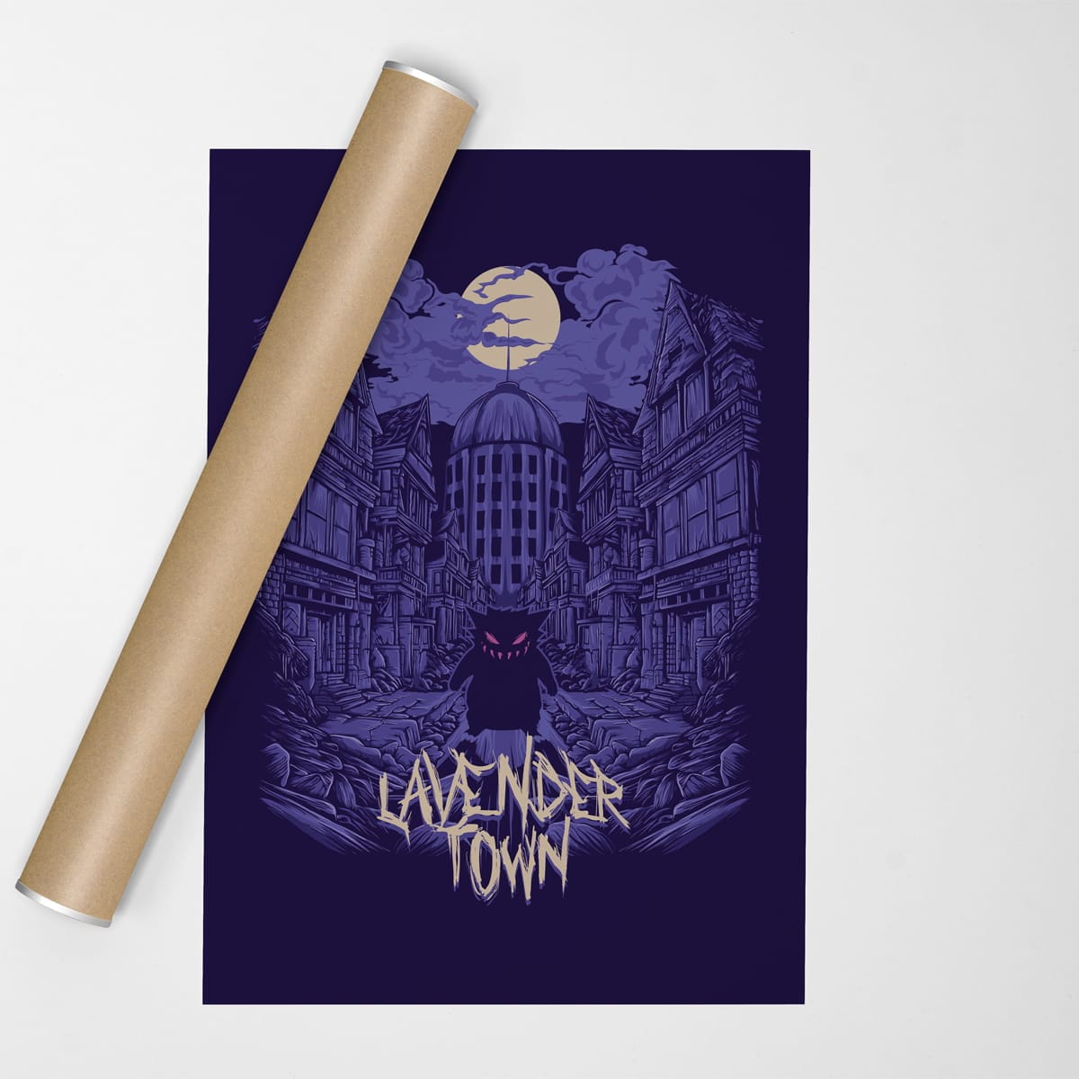 GUGU plakat "LAVENDER TOWN"