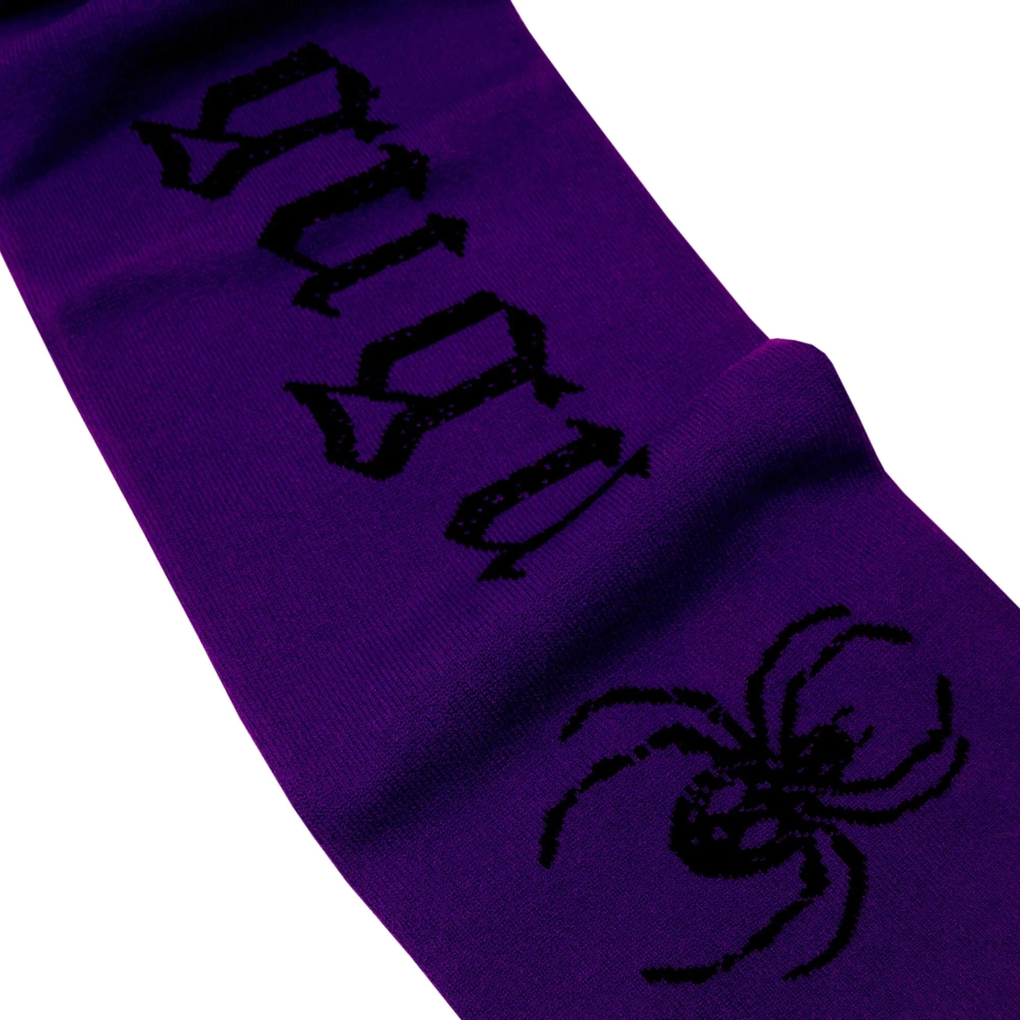 GUGU szalik "GUGU” violet&black