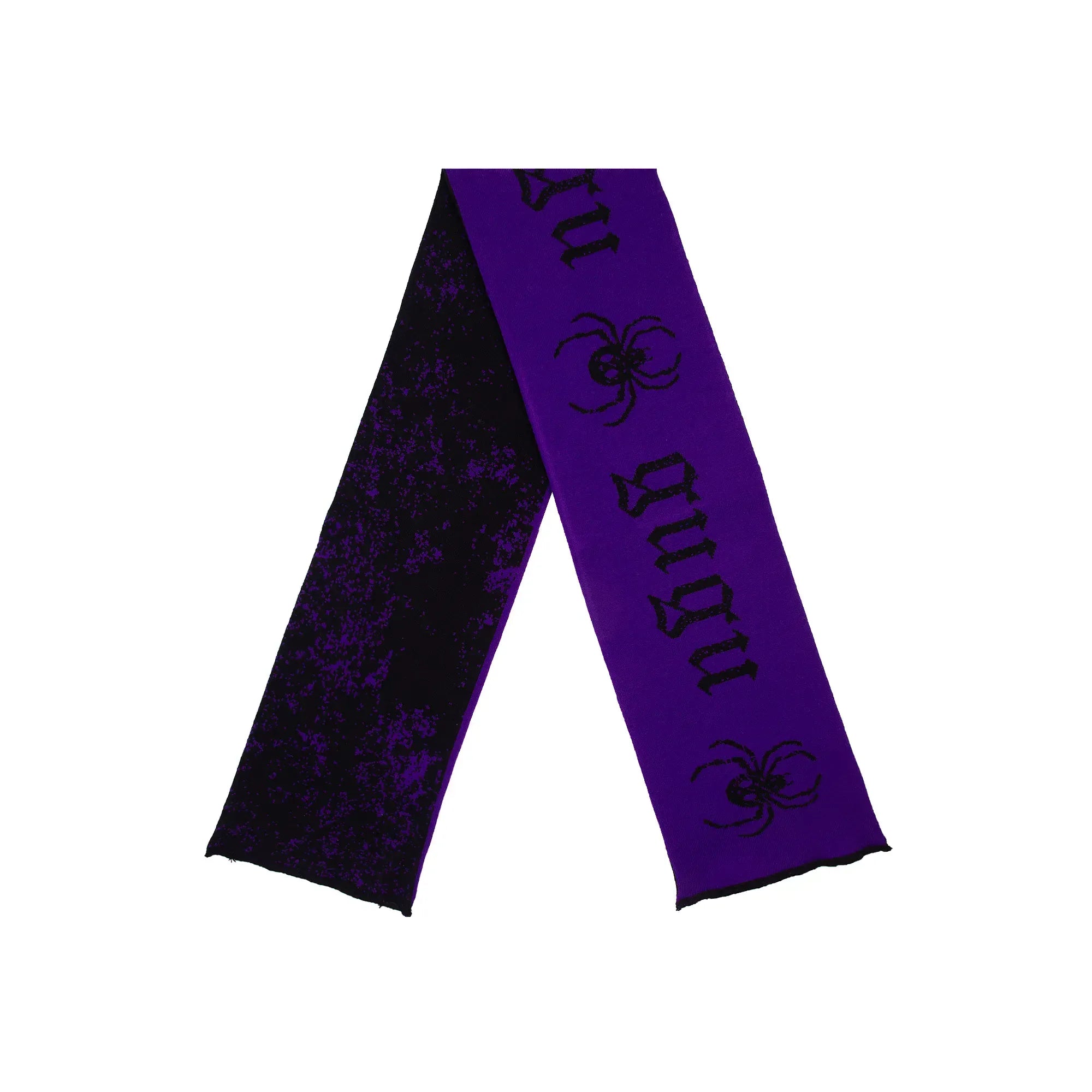 GUGU szalik "GUGU” violet&black