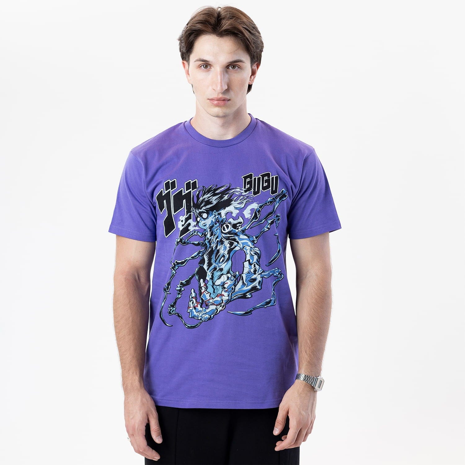 GUGU t-shirt "GUGU ANIME" violet