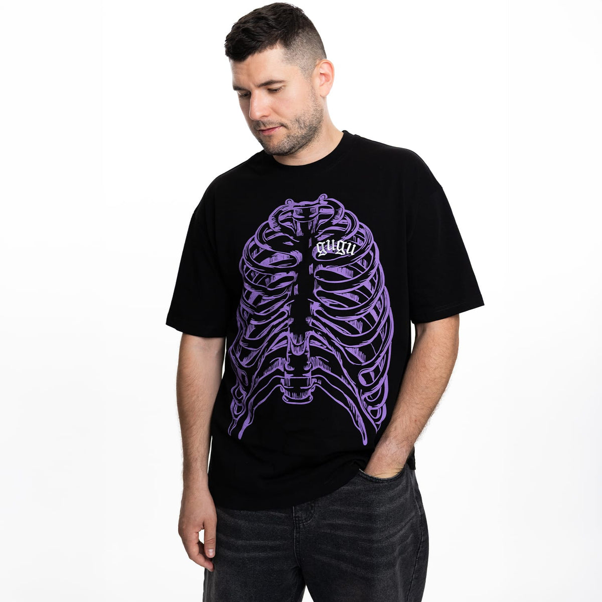 GUGU t-shirt "GUGU BREATHE" black