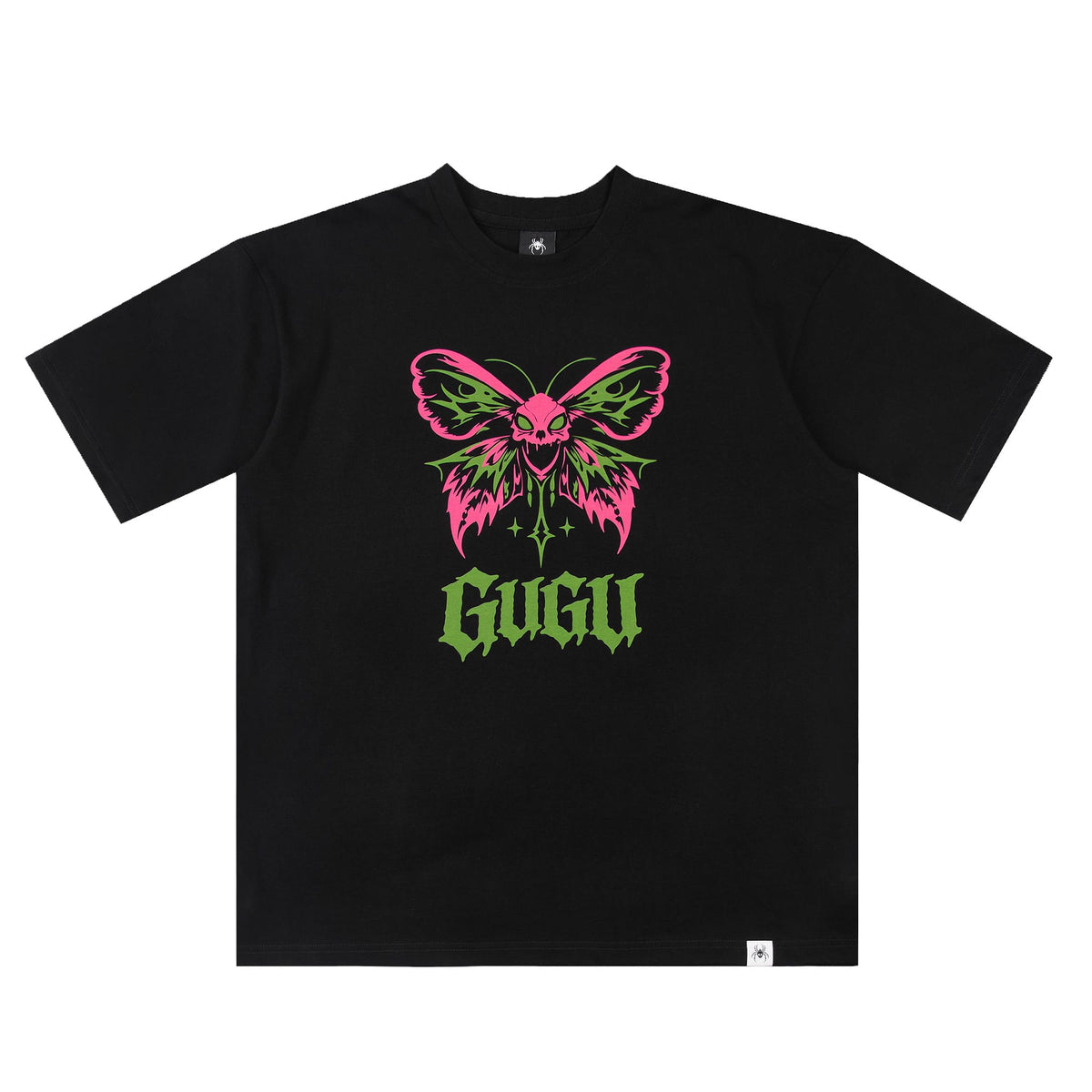 GUGU t-shirt "GUGU BUTTERFLY EVOLUTION" black