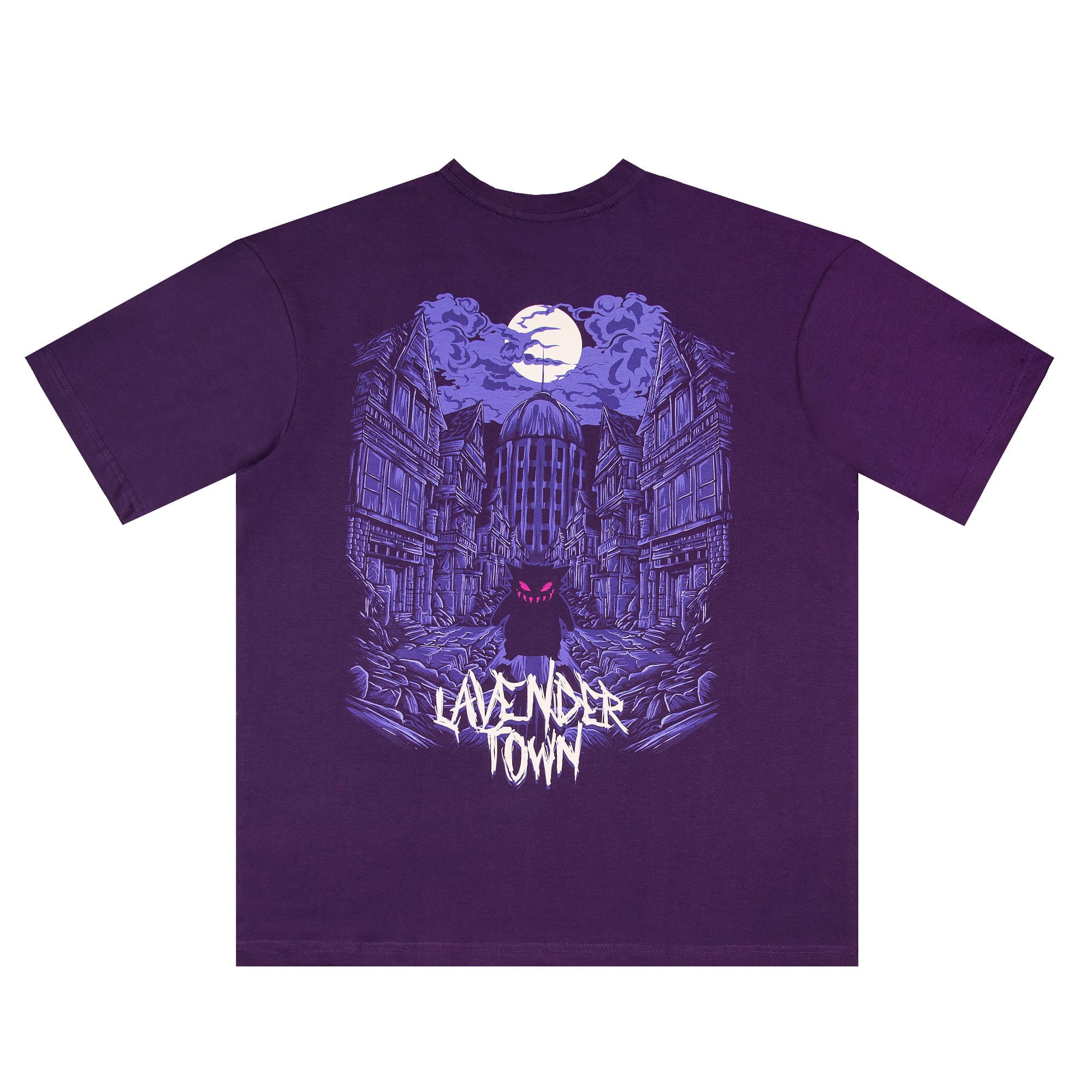 GUGU t-shirt "LAVENDER TOWN" violet